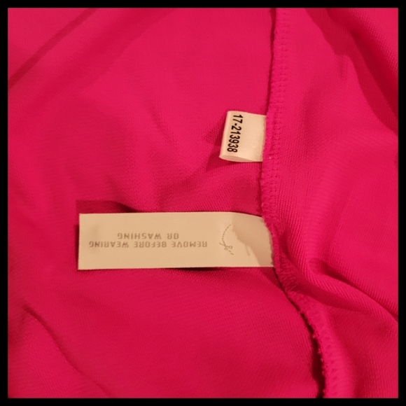 ann taylor LOFT  hot pink midi dress - Picture 4 of 8